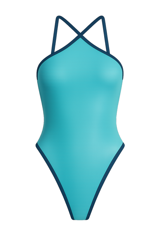 Bañador "Mimosa Time" (turquesa)